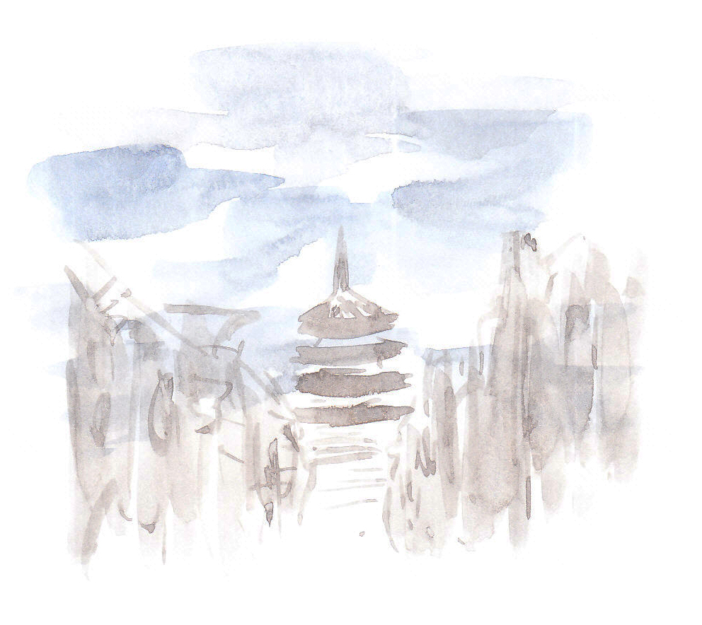 京都デザイン.com｜京都観光、京都旅行にどうでしょう？　「法観寺の八坂の塔」  